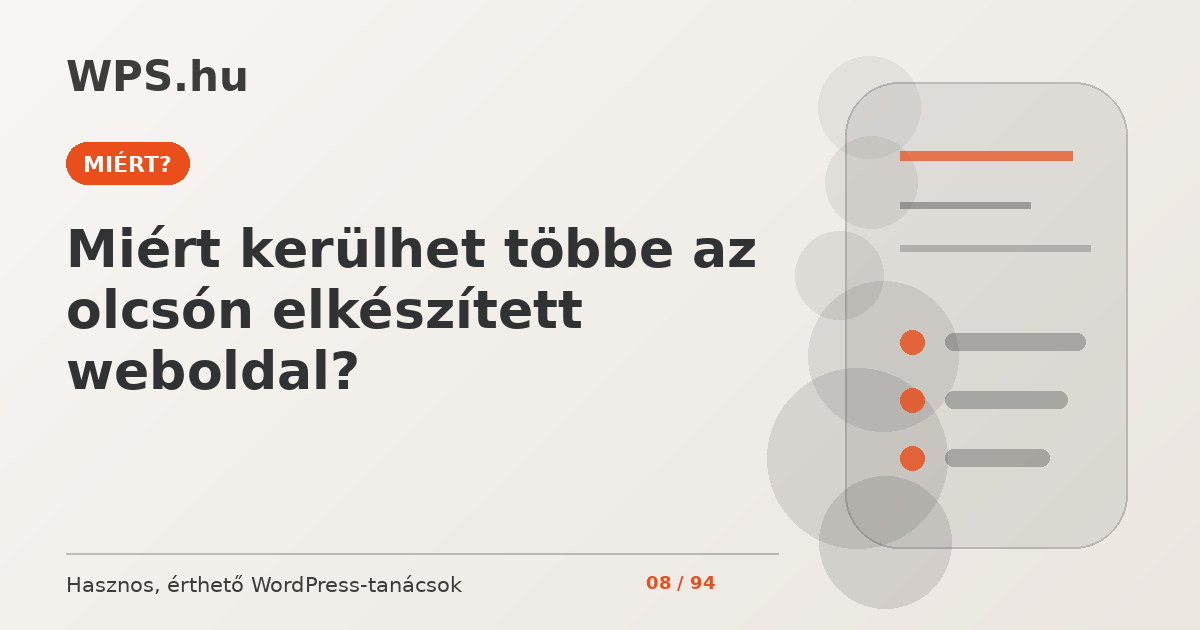 Miért kerülhet többe az olcsón elkészített weboldal?